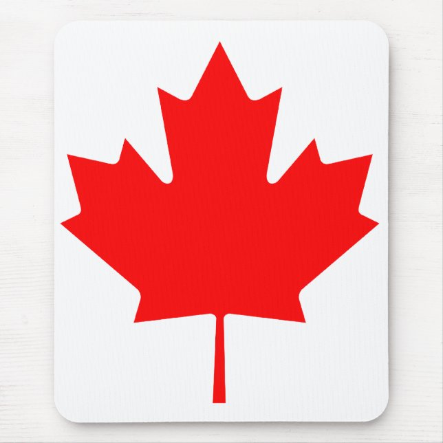Mousepad Folha de Mapeamento do Canadá (Frente)