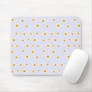 Mousepad Folha de margarida bonita - Acessório estético de