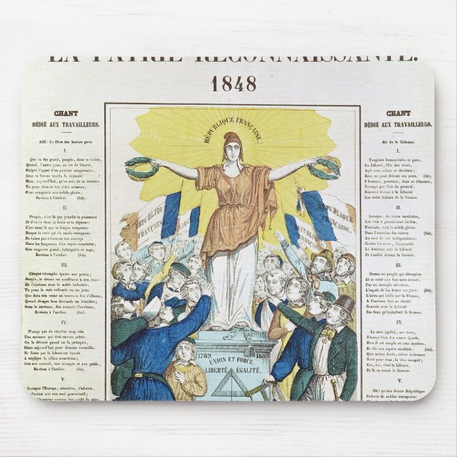 Mousepad folha lírica para uma canção dedicada ao (Frente)