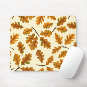 Mousepad Folhas de carvalho autóctones em branco