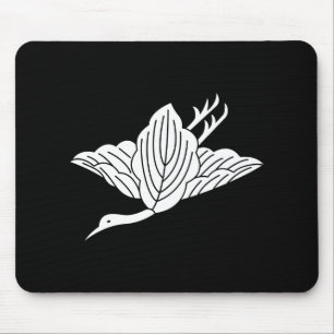 Mousepad Folhas de carvalho em forma de grou