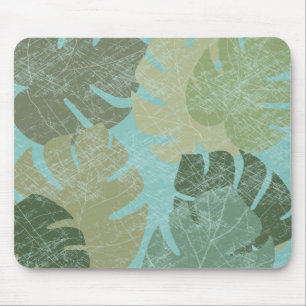 Mousepad Folhas de desbotamento tropical