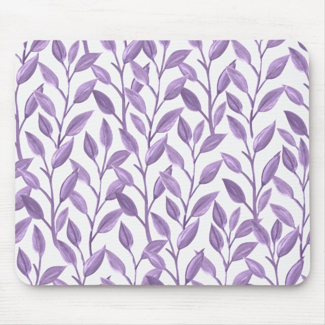 Mousepad Folhas de lavanda (Frente)