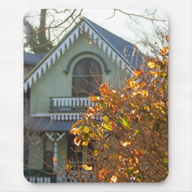 Mousepad Folhas de ouro e pão-de-gengala - Vinha de Martha (Frente)