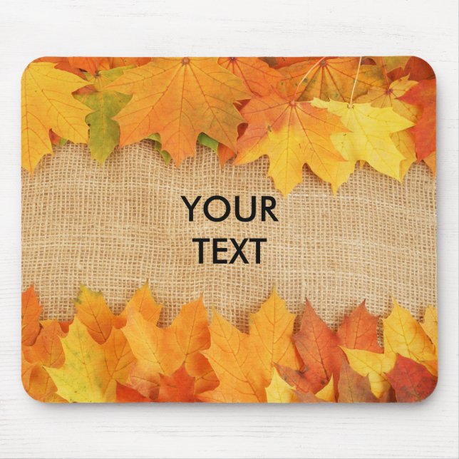 Mousepad Folhas de outono (Frente)