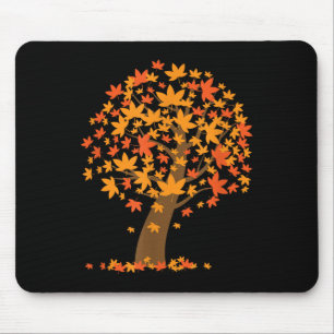 Mousepad Folhas de Outono Caindo & Criador de Floresta Au