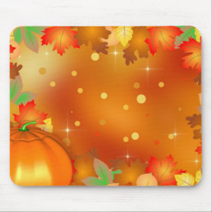 Mousepad Folhas de outono coloridas da acção de graças