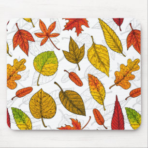 Mousepad Folhas de outono em branco