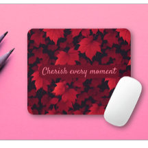 Folhas de outono Vermelhas Fiery