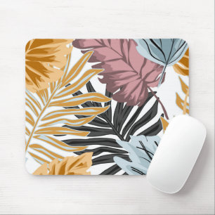 Mousepad Folhas de palma, tropicais, botânicas, selvas, flo