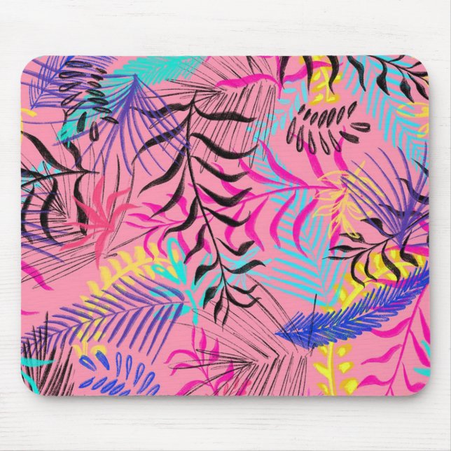 Mousepad Folhas tropicais (Frente)