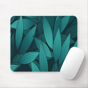 Mousepad Folhas tropicais gradientes