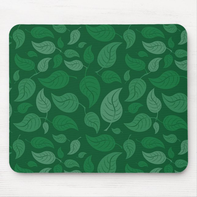 Mousepad Folhas verdes (Frente)