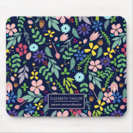 Mousepad Foliage Modern Floral