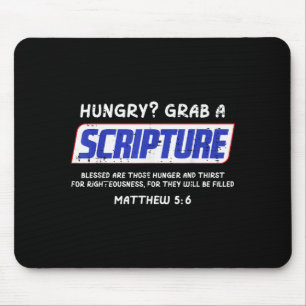 Mousepad Fome Pegue Uma Escritura Engraçado Cristão Deus Je