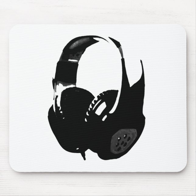 Mousepad Fone de ouvido pop Art (Frente)