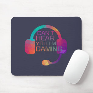 Mousepad Fones de Ouvido para Jogadores