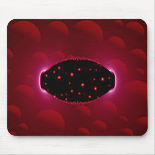 Mousepad Fonte de energia alienígena com esferas de fundo