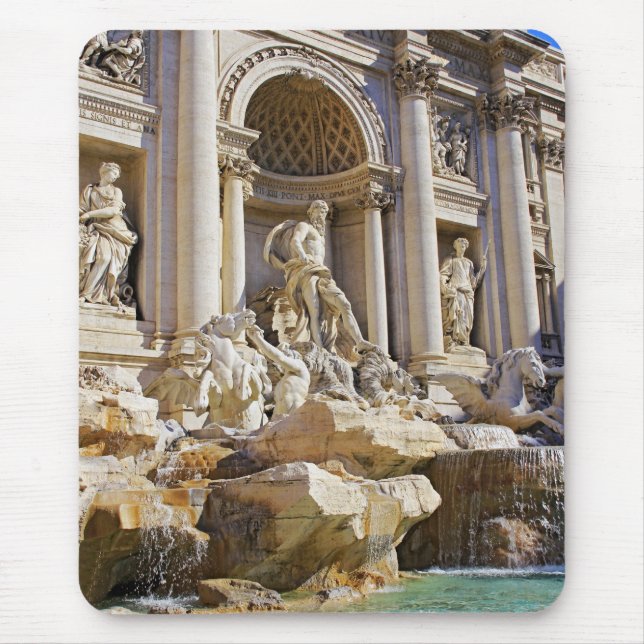 Mousepad Fonte de Trevi Roma Fotografia (Frente)