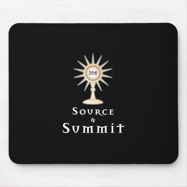 Mousepad Fonte e Cúpula: Santo Eucarista (Frente)