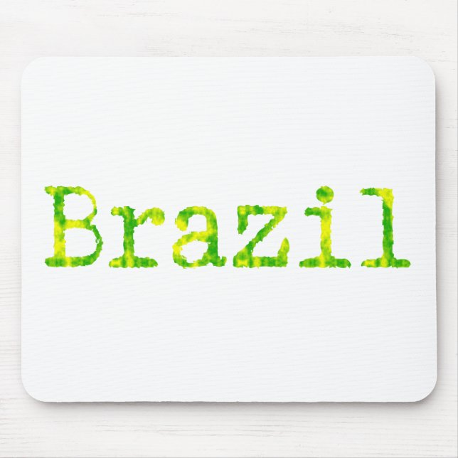 Mousepad Fonte verde e amarela do Brasil (Frente)