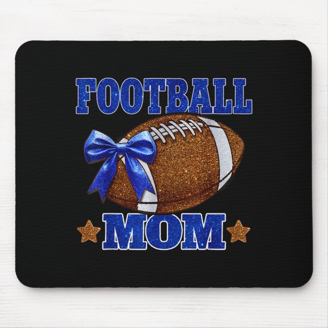 Mousepad Footbal Mom Football Mama Game Day Football Season (Frente)