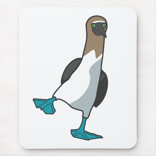 mousepad footed azul do booby (Frente)