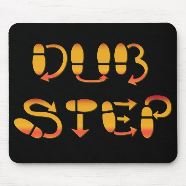Mousepad Footwork da dança de Dubstep (Frente)