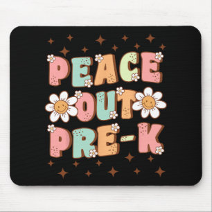 Mousepad Fora Da Groovy Pré-k, Cute No Último Dia De Pós-Gr