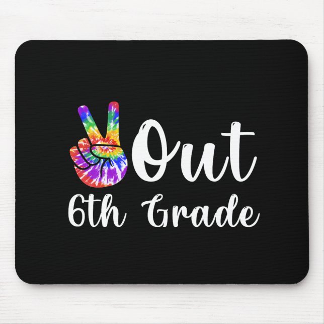 Mousepad Fora Do 6 No Último Dia De Graduação Escolar (Frente)