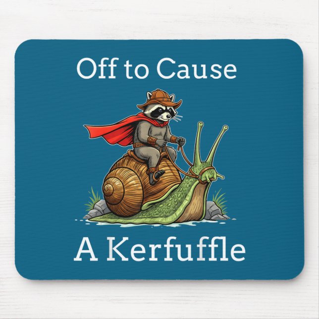 Mousepad Fora Para Causar Um Confusão Mapache Mágico Capric (Frente)