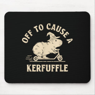 Mousepad Fora para causar um tumulto divertido capivara pia