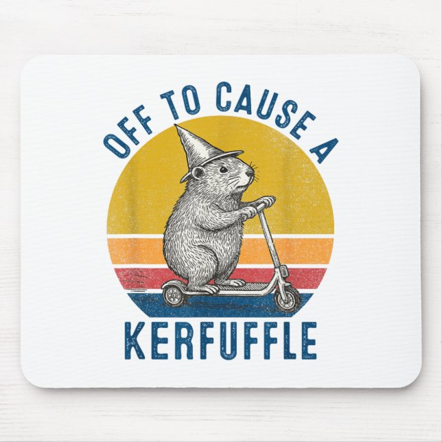 Mousepad Fora Para Causar Um Tumulto Groundhog Scooter Engr (Frente)