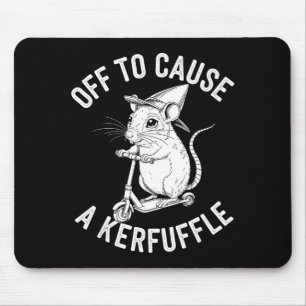 Mousepad Fora para causar um tumulto meme de piada engraçad