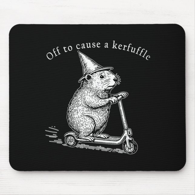 Mousepad Fora Para Causar Uma Confusão Divertida Patinete D (Frente)