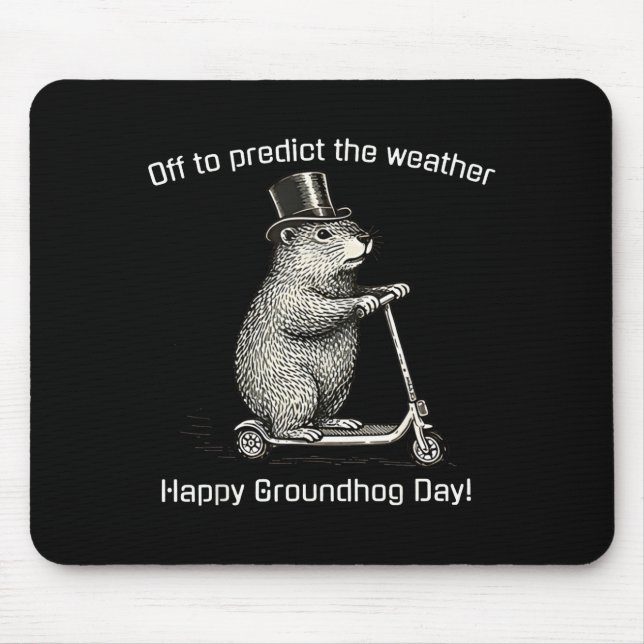 Mousepad Fora Para Causar Uma Confusão Divertida Toupeira E (Frente)