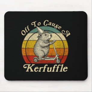 Mousepad Fora Para Causar Uma Confusão Funny Groundhog Mont