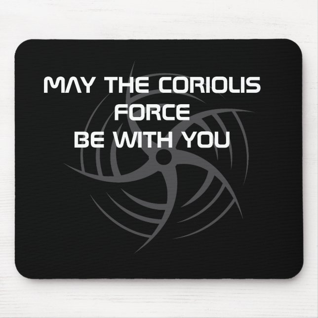 Mousepad Força de Coriolis (Frente)