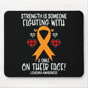Mousepad Força de Sensibilização Luta Com Sorriso