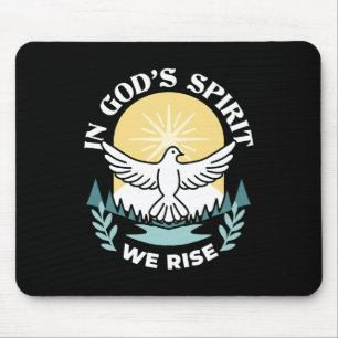 Mousepad Força Espiritual em Deus - Assustador do Cristão