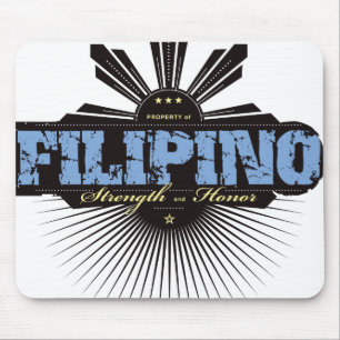 Mousepad Força filipina e Ho - azul