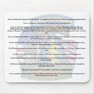 Mousepad forças especiais berços verdes sf sfg