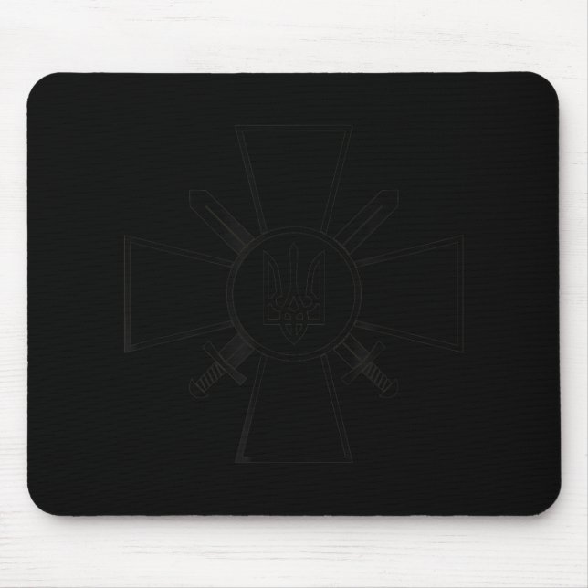 MOUSEPAD FORÇAS TERRESTRES UCRANIANAS EMBLEIAM O EXÉRCITO U (Frente)
