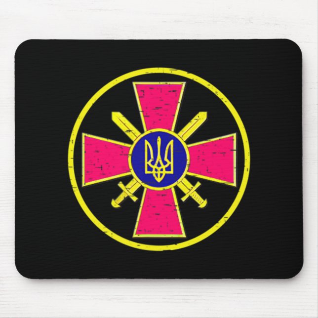 MOUSEPAD FORÇAS TERRESTRES UCRANIANAS EMBLEIAM O EXÉRCITO U (Frente)