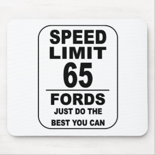 MOUSEPAD FORDS DO LIMITE DE VELOCIDADE