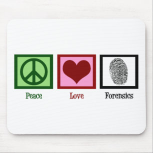 Mousepad Forense do amor da paz