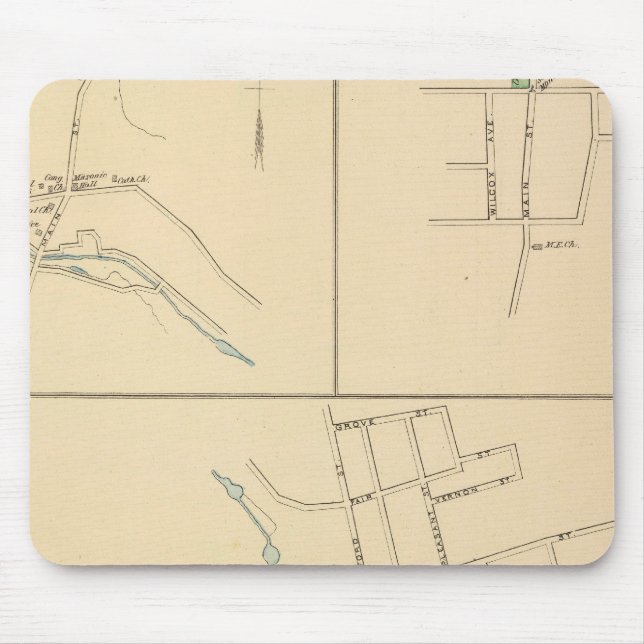 Mousepad Forestville, S Glastonbury, E Berlin (Frente)