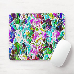 Mousepad Forma de pedras coloridas e brilhantes mergulhadas