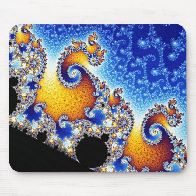 Mousepad Forma Fractal Bidimensional Definida como Mandelbr (Frente)