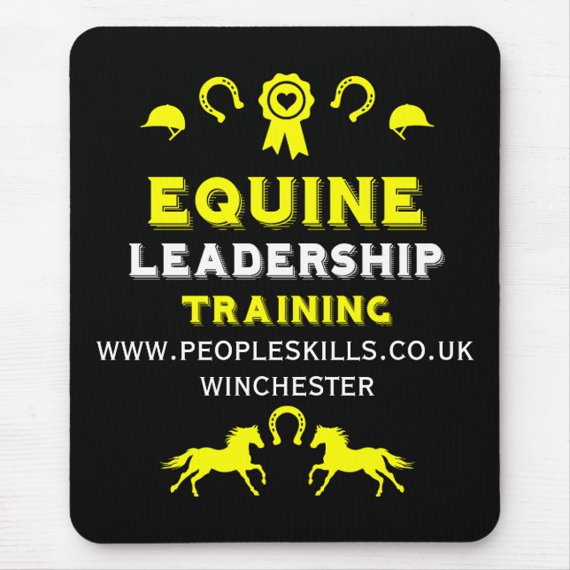 Mousepad Formação de liderança em equinos (Frente)